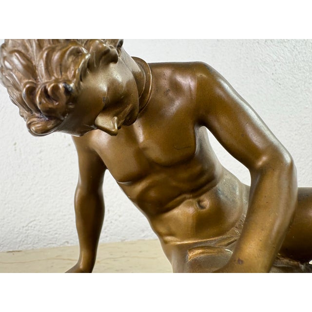 Italian Early 20th Century Death of a Gladiator Italian Italian Sculpture For Sale - Image 3 of 10