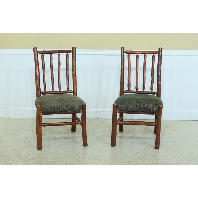 Flat Rock Furniture Rustic Adirondack Chairs a Pair Chairish