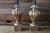 Italian Pair of Carved Wood Gilt Table Lamps With Fluted Urn Bases For Sale - Image 12 of 18