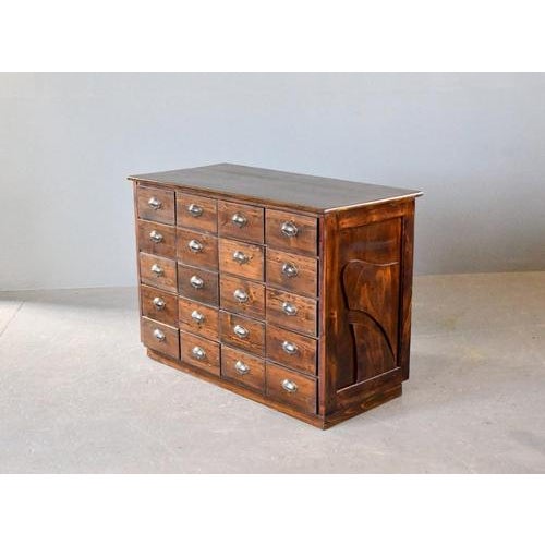 Gold Ironmongers Shop Counter Drawers, 1910s For Sale - Image 8 of 10