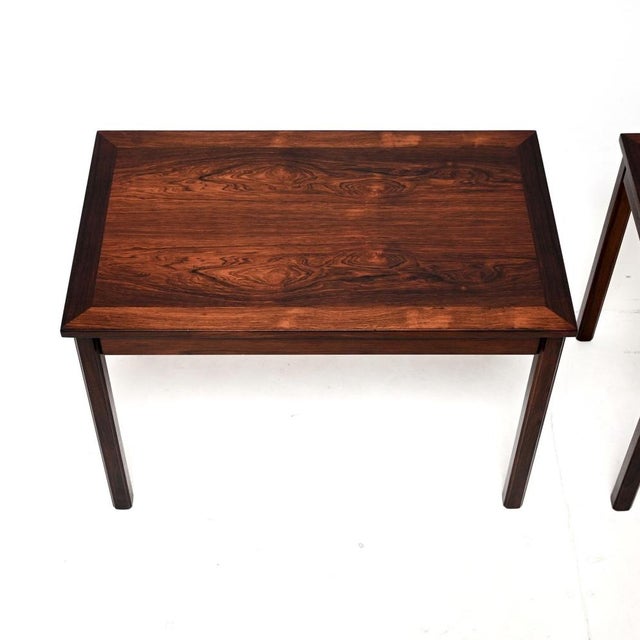Mid-Century Modern Vintage Danish Side Tables, 1960s, Set of 2 For Sale - Image 3 of 10