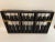 Mid-Century Modern Vintage Chinese Lotus-Flower Brand Suanpan Abacus With Brass Accents Brass 11 Rows 77 Beads For Sale - Image 3 of 12