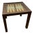 Vintage Parsons Style Needlepoint Backgammon Game Table For Sale