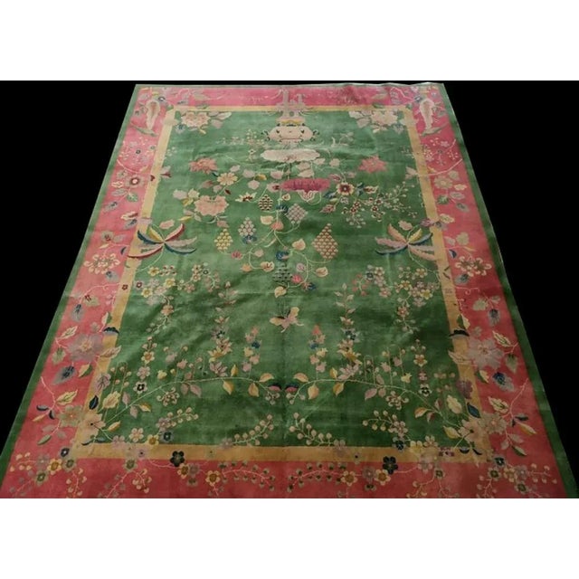 1920s Chinese Art Deco Carpet ( 8'10" x 11'6" - 270 x 350 )