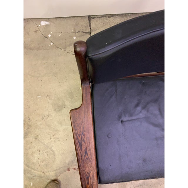 1960s Danish Rosewood Armchair For Sale - Image 9 of 18