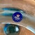 Royal Copenhagen “Provence” Sea Blue Crystal Bowl, Per Lütken Design, 25 Cm (10”) For Sale In San Diego - Image 6 of 7