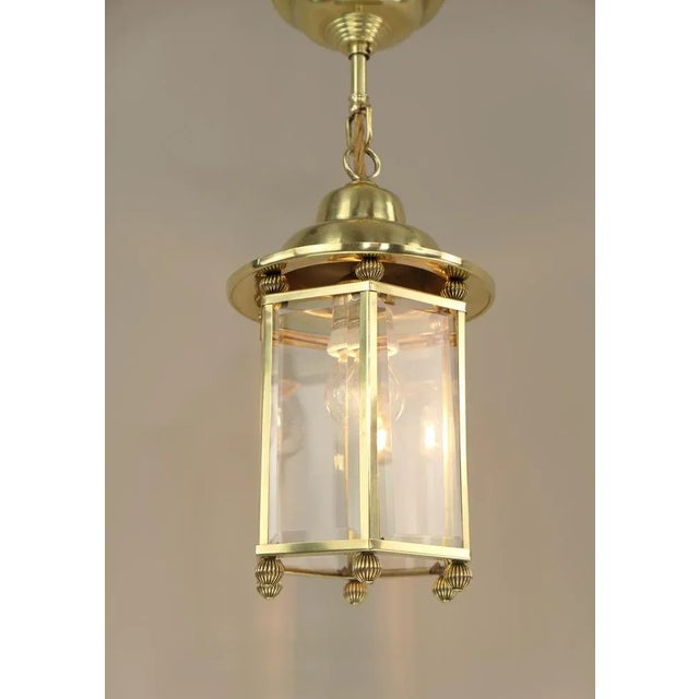 Art Deco Lantern with Cut Lead Crystal, France, 1925 For Sale - Image 6 of 10