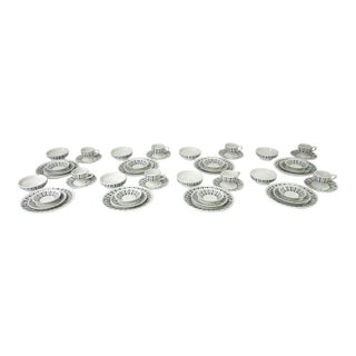 Mid 20th Century Paul McCobb Contempri 8 Place Setting Dinnerware Set 48 Pcs. For Sale