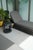 2010s Restoration Hardware Aluminum Adjustable Chaise Lounges in Slate, Pair (With Side Table) For Sale - Image 5 of 11