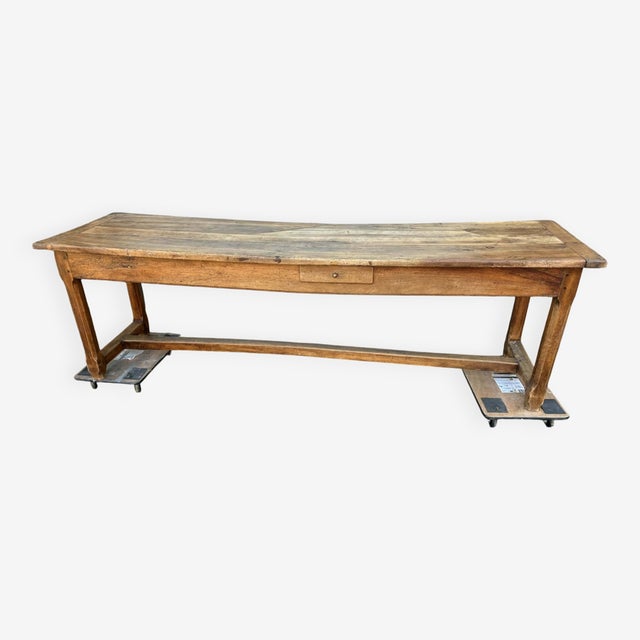 1960s Vintage Farmhouse Dining Table, 1960s For Sale - Image 5 of 8