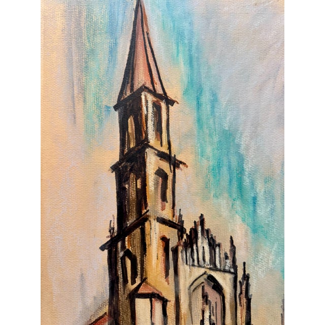 Original watercolor on paper by Henry Emil Salloch, also known as Heinz Emil Salloch, the German-born American artist and...