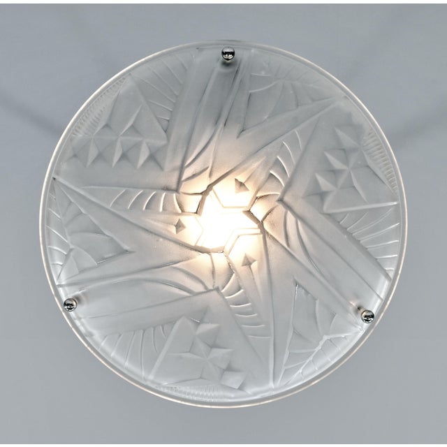 Maynadier & Noverdy French Art Deco Pendant Light 1930s - 2 Available For Sale - Image 6 of 8
