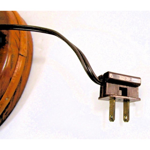 Vintage Pencil Reed and Brass Table Lamp in the Style of Gabriella Crespi, 1960s For Sale - Image 12 of 12