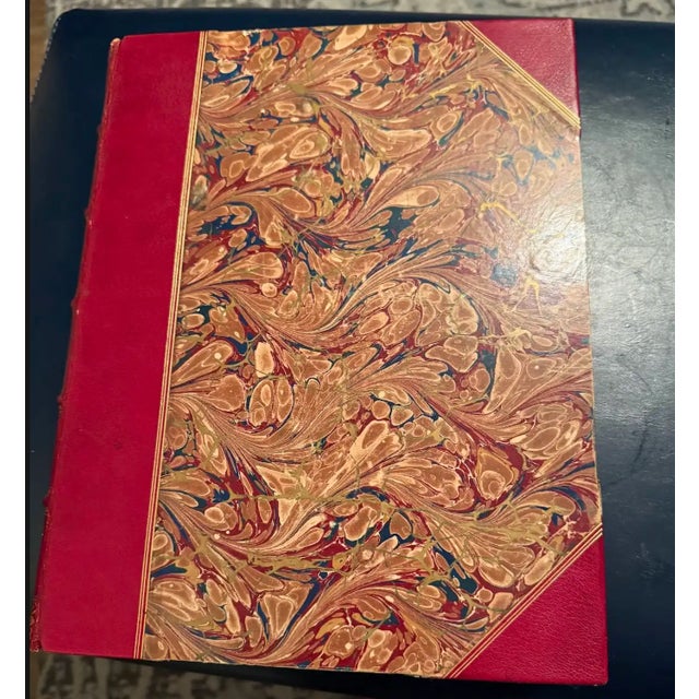 1897-1925 : King George III & Churchill Original Satire: The London Charivari - Punch Almanack Annual : 22 Leather-Bound Volumes For Sale - Image 4 of 10