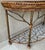 Wood Bernhardt Late 20th Century Mango Wood & Iron Faux Bois Regency-Style Demilune Console Table For Sale - Image 7 of 12