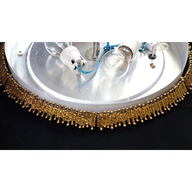 Vintage Ceiling Lamp in Brass and Frosted Glass from Palwa, 1960s, in Very Good conditions. Designed 1960 to 1969 I have...