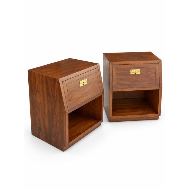 WELCOME AND THANK YOU FOR TAKING THE TIME TO LOOK!! Absolutely gorgeous, Stunning, A pair of vintage campaign-style...