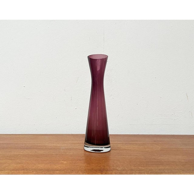 Mid-Century Diabolo Glass Vase from Ingrid Glas, Germany, 1960s For Sale - Image 14 of 14