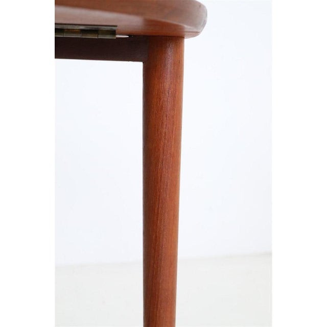 Wood Danish Teak Folding Side Tables attributed to Carlo Jensen for Poul Hundevad, 1960s, Set of 2 For Sale - Image 7 of 17