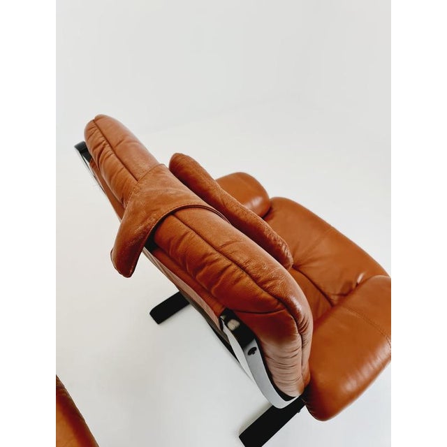 Wood Mid-Century Modern Lounge Chairs by Ake Fribyter, 1970s, Set of 2 For Sale - Image 7 of 18