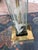 Vintage Hollywood Regency Etched Lily Floor Lamp in the Style of Frederik Raymond For Sale - Image 4 of 10