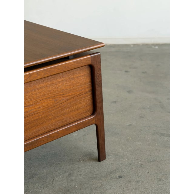 Danish Modern Floating Top Desk For Sale - Image 14 of 14