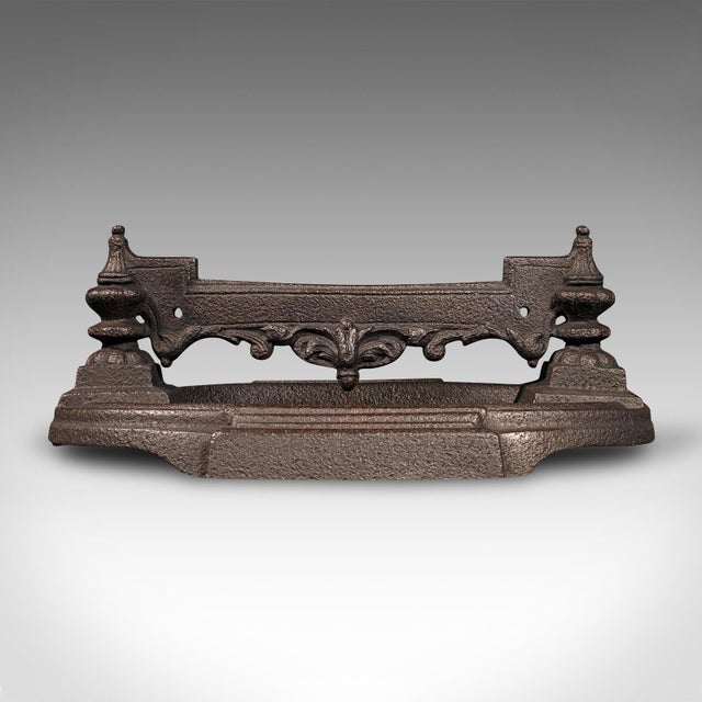 This is an antique entrance boot scraper. An English, cast iron doorway shoe cleaner, dating to the Georgian period, circa...