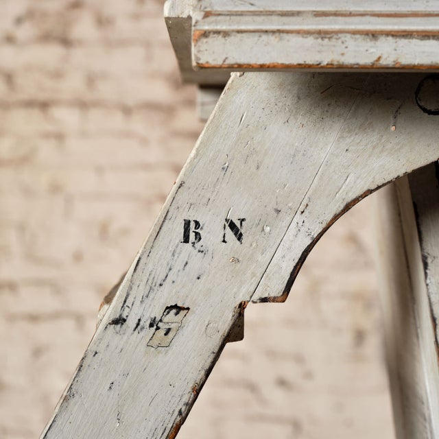 1920s 1920s French Oak Library Ladder From the Bibliothque Nationale De Paris For Sale - Image 5 of 7