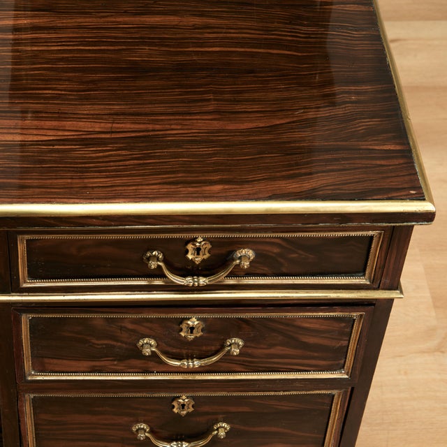 Antique Early 19th Century Dutch Colonial Calamander Desk For Sale In West Palm - Image 6 of 18