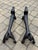 Pair of Early 20th Century Dachshund Cast Iron Andirons For Sale - Image 4 of 4