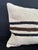 Turkish Hemp Pillow Cushion Natural Beige Black Cushion Cover 20"x20" #30645 Enhance your home decor with our Kilim Pillow...