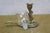 Vintage Brass Griffin Dragon Sphynx Hurricane Candle Holder Chamberstick 7" For Sale - Image 11 of 14