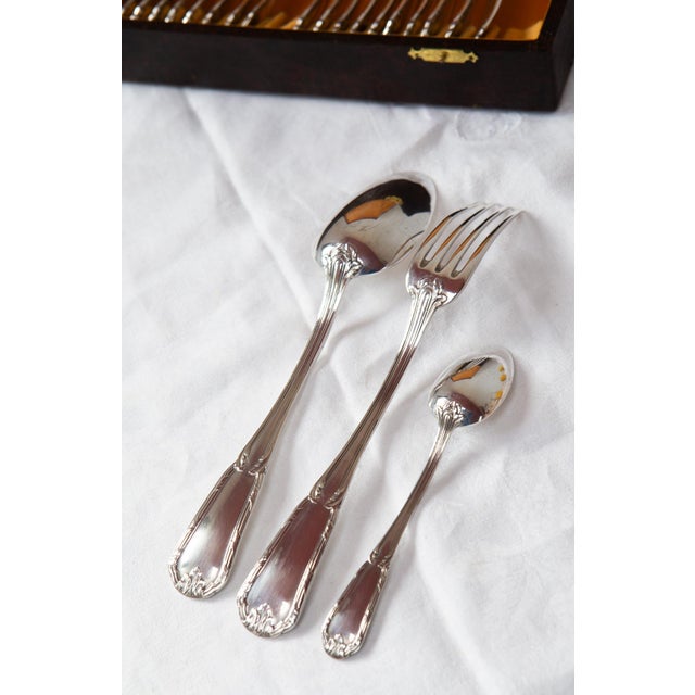Antique French Cutlery, 1920s, Set of 37 For Sale - Image 11 of 14