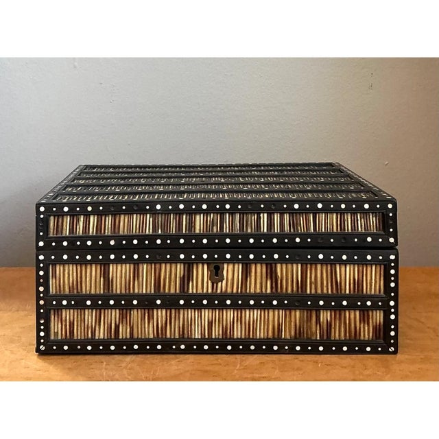 Vintage Quill and Inlay Box For Sale - Image 14 of 15