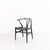 Ch24 wishbone chair designed by hans j. Wegner and manufactured by carl hansen & søn. Crafted in black-painted wood with a...