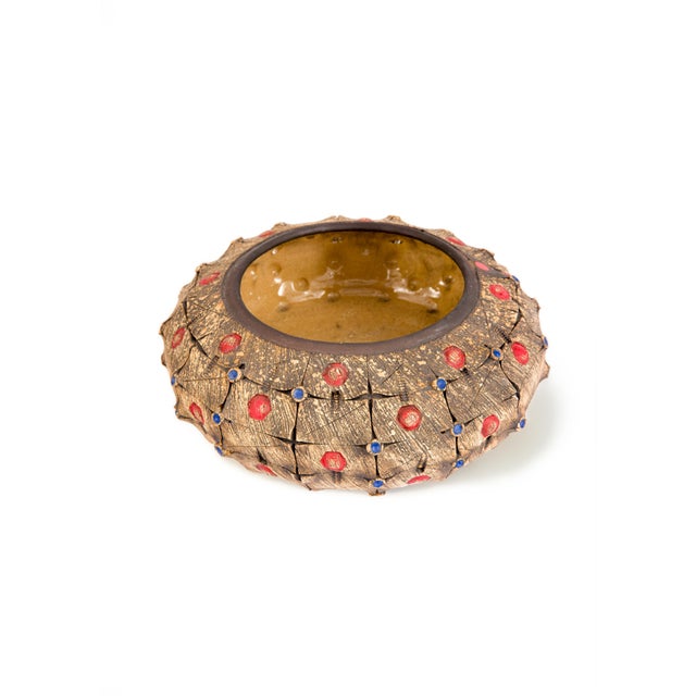 Hand-built ceramic “Earth Vessel” designed by South African ceramic designer Andile Dyalvane and crafted with Imiso...