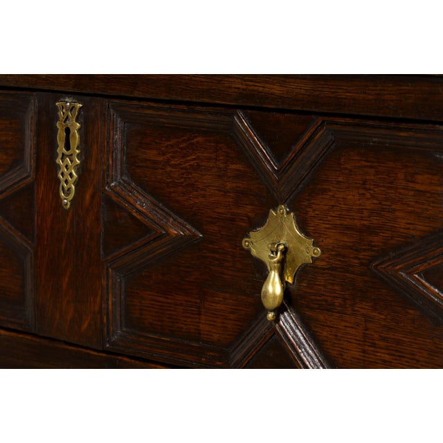 Late 18th Century English Oak Dresser Base or Server For Sale - Image 10 of 18