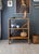 Rustic Farmhouse Bucket Bench Bookshelf With Ogee Arched Bracket Feet For Sale - Image 4 of 16