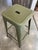 Green Industrial Olive Green H75 Stackable Bar Stool by Xavier Pauchard for Tolix, 1950s For Sale - Image 8 of 16