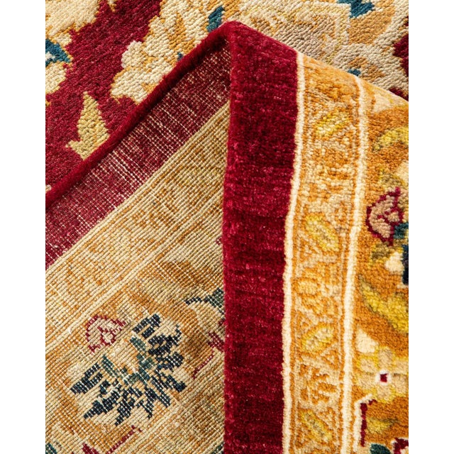 Mogul, One-of-a-Kind Hand-Knotted Area Rug in Red, 8' 2" x 10' 4" For Sale In New York - Image 6 of 8