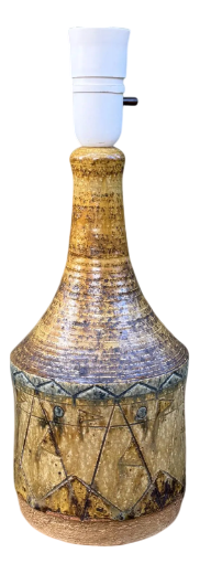 Danish Stoneware Table Lamp, 1960s