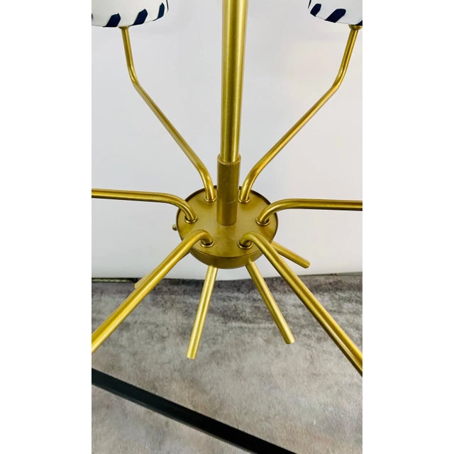 2000 - 2009 Mid-Century Modern Style 6 Lights Sputnik Chandelier For Sale - Image 5 of 11