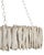 Coastal Currey & Company Driftwood Whitewash Ring Chandelier For Sale - Image 3 of 5