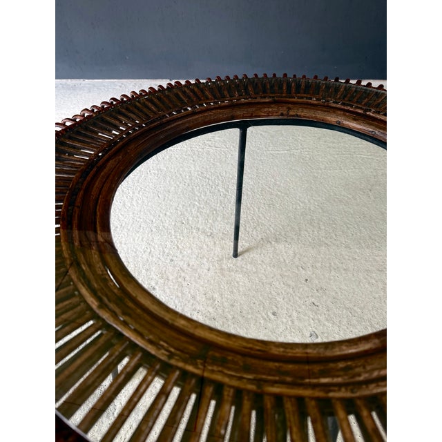 Mid-Century Bamboo Occasional Side Table, France, 1950s For Sale - Image 10 of 17