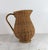 Farmhouse Vintage Woven Wicker Pitcher With Handle For Sale - Image 3 of 10