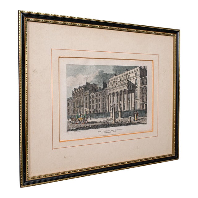Antique Hospital Picture, Lincoln's Inn Fields, London, Art, Medical, Victorian For Sale