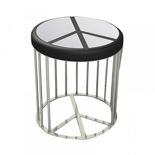 Pace Pouf in Powder-Coated Aluminum by Altreforme For Sale - Image 4 of 10