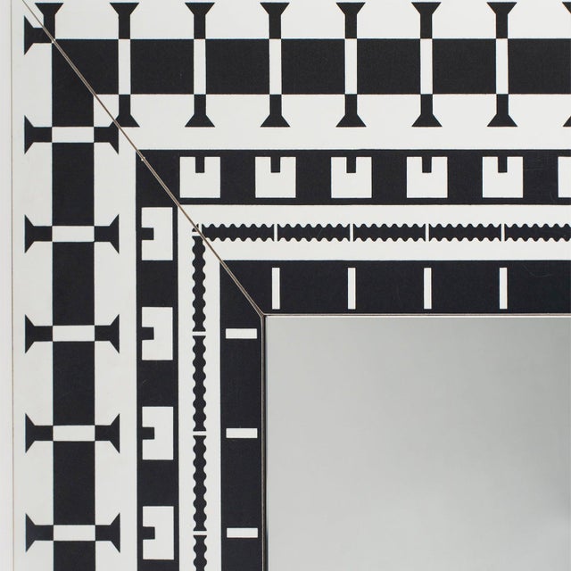 1980s Ollo Mural Mirror attributed to Alessandro Mendini for the Alchimia Museum, 1988 For Sale - Image 5 of 7