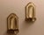 Mid-Century Arts and Crafts Swedish Brass Sconces, Set of 2 For Sale - Image 6 of 10