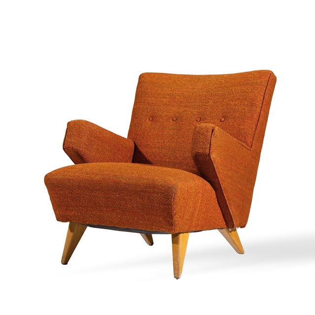 Jens Risom for Knoll Mid Century Lounge Chairs - Pair For Sale In Chicago - Image 6 of 12